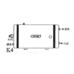 German Pool 德國寶 GPU-6.5E V J K4 25公升 橫座地式 圓型中央儲水式電熱水爐 (右邊出入水) (右置發熱線)